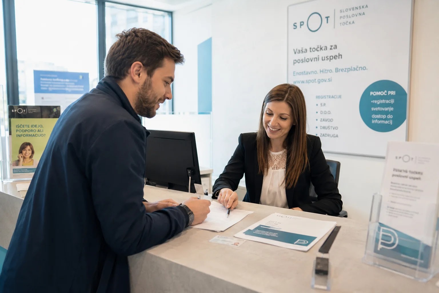 How to register a sole proprietorship (s.p.) via the SPOT portal
