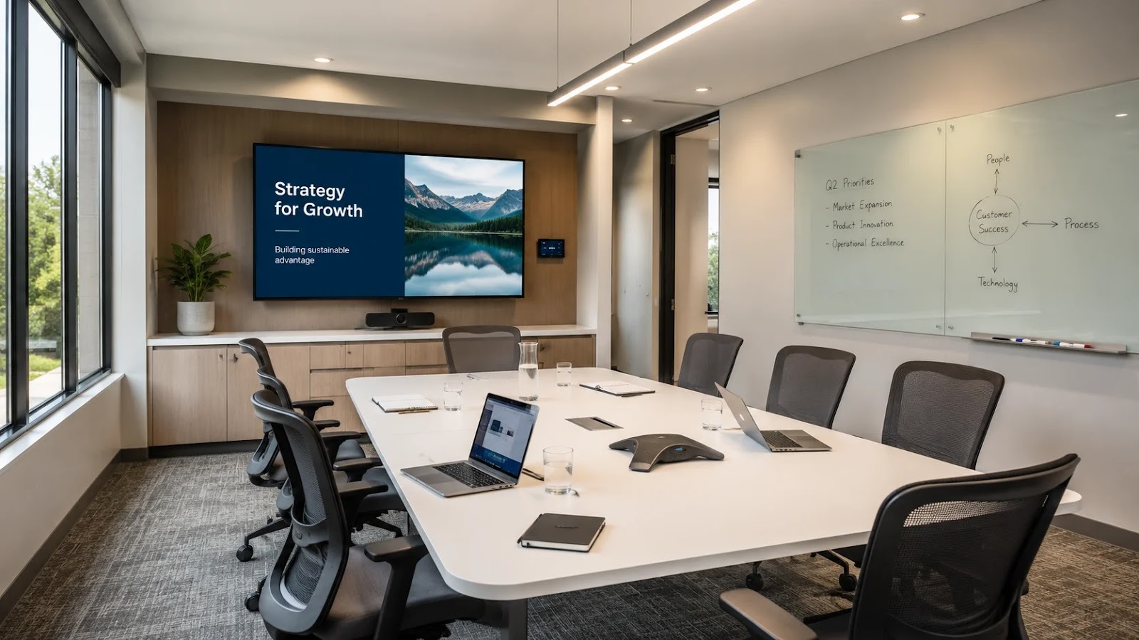 Renting a meeting room in Ljubljana – modern makerSP_CE coworking meeting room