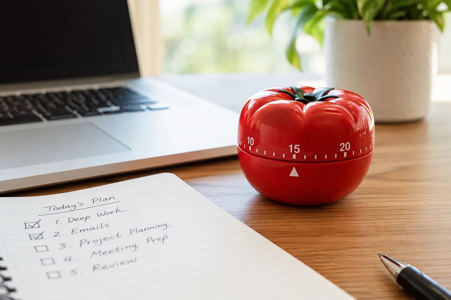 Pomodoro timer – 25 minutes of work to beat procrastination