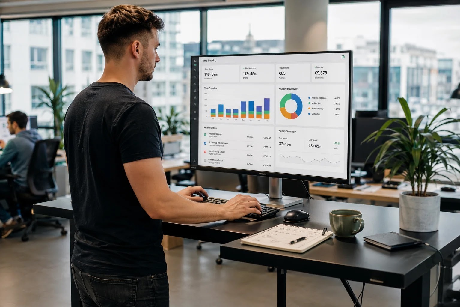 Tracking billable hours and invoicing work