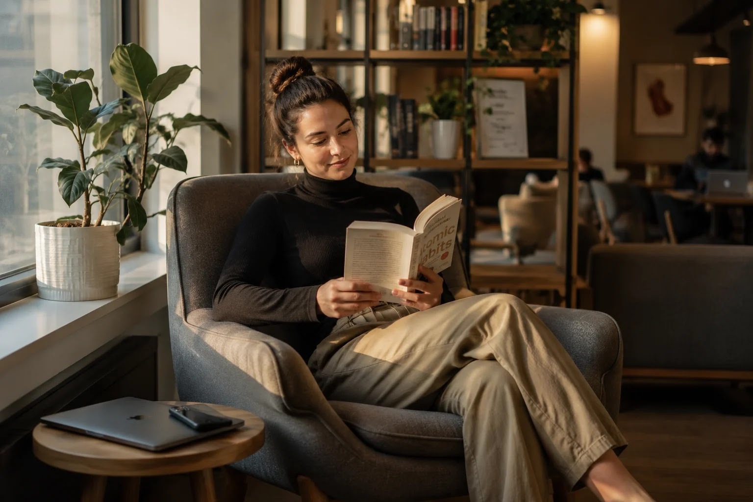 Digital detox – reading a book instead of a screen