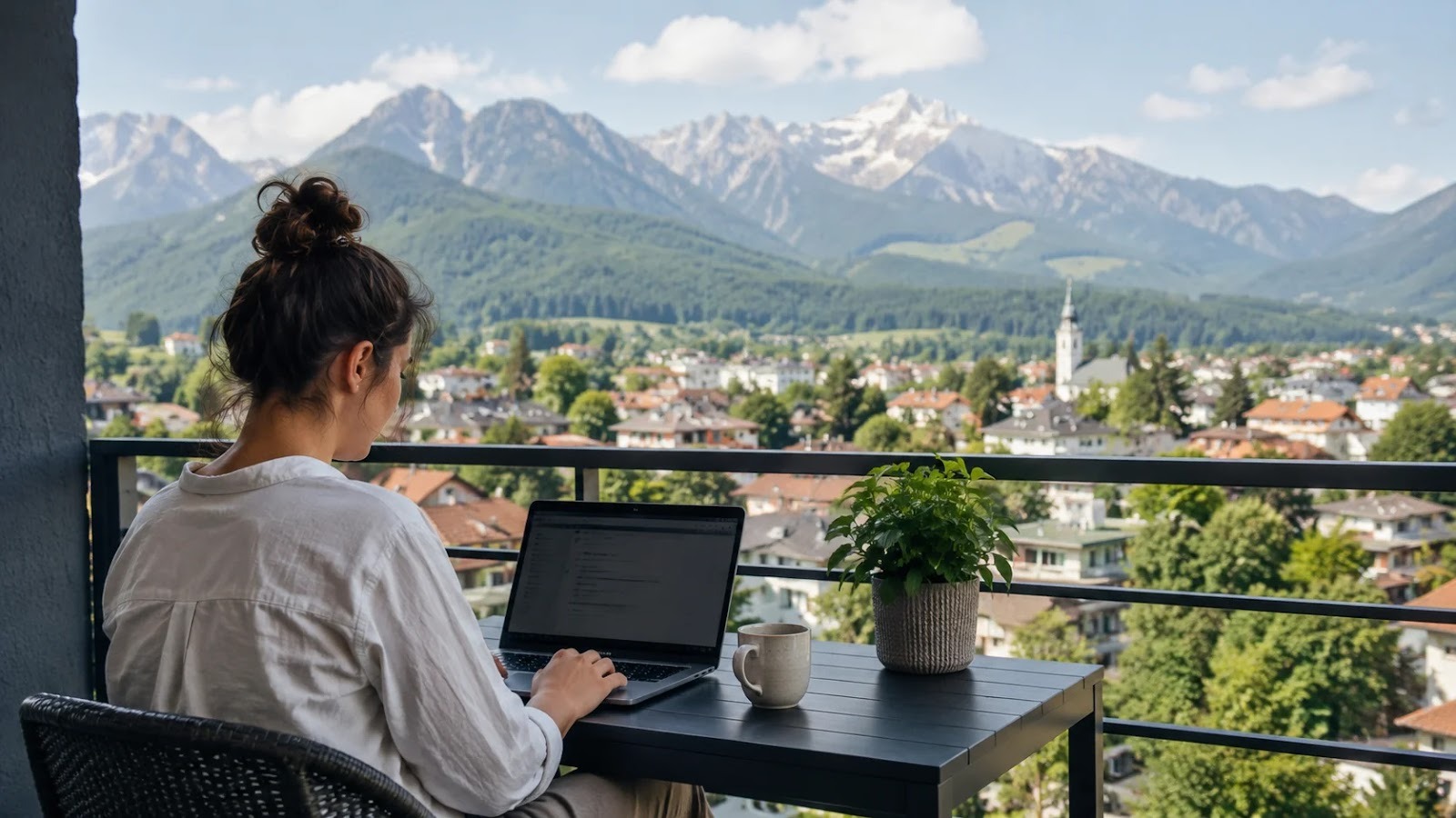 A walk as a break for productivity during remote work
