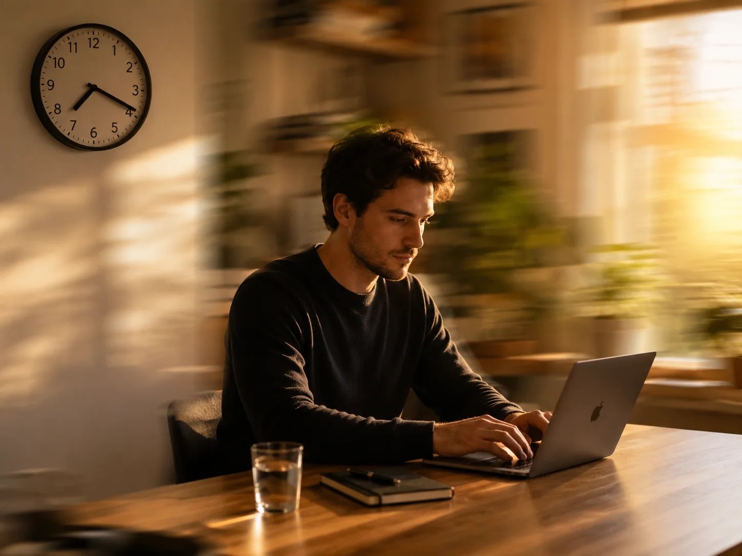 A state of full concentration, flow, while working