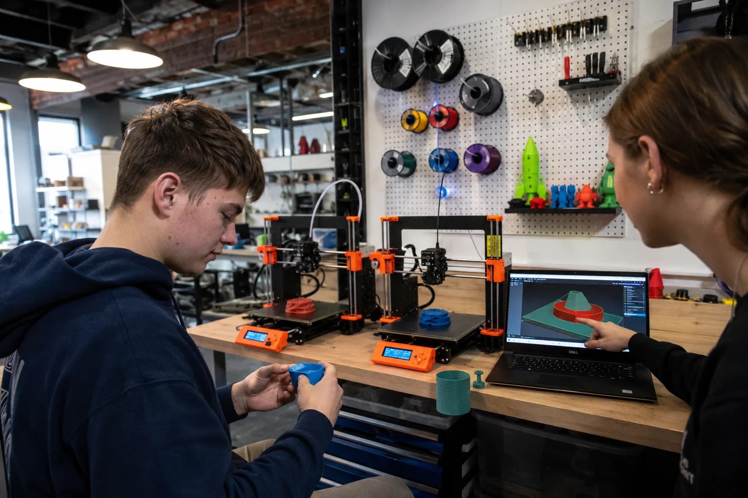 3D tiskalniki in oprema v maker delavnici skupnosti